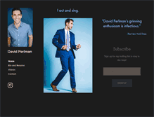Tablet Screenshot of david-perlman.com